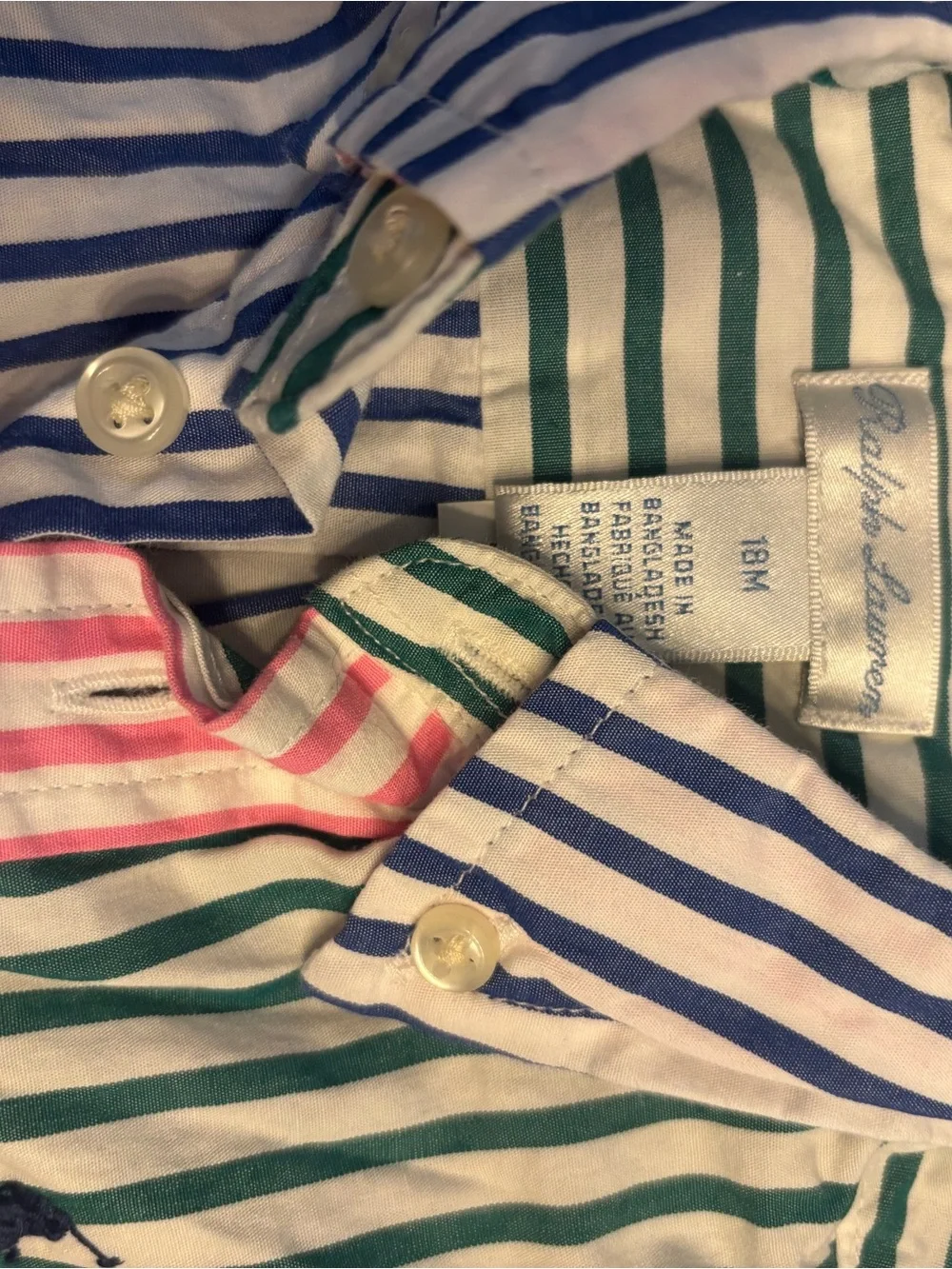 Ralph Lauren Kids Multicolor Striped Button-Down Shirt
